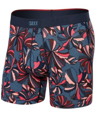 SAXX - Men's Vibe Xtra Slim-Fit Printed Boxer Briefs