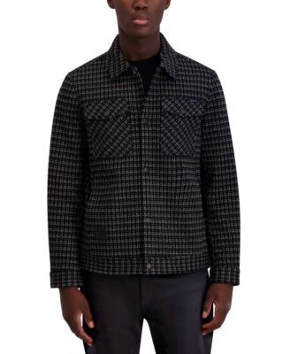 KARL LAGERFELD PARIS - Men's Textured Shirt Jacket