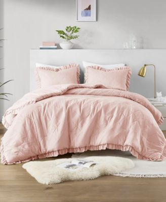 510 Design - Phoebe Diamond Quilted Ruffle Edge Comforter Sets