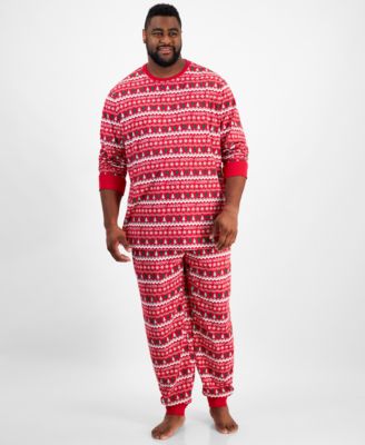 Holiday Lane - Men's Big Merry Mix It Pajama Set