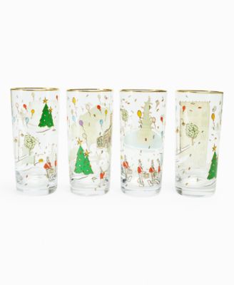 Macy's - Thanksgiving Day Parade Glassware, Set of 4