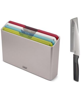 Joseph Joseph - Folio Icon 4-piece Chopping Board Set with Chef's Knife