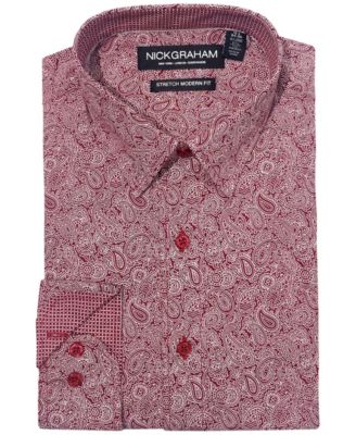 Nick Graham - Men's Paisley Dress Shirt