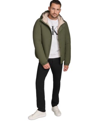 Calvin Klein - Men's Ripstop Hooded Puffer Jacket