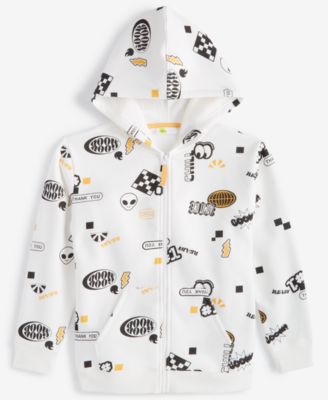 Epic Threads - Little & Big Boys Icon Stickers Zipper Hoodie