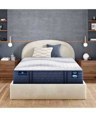 Serta - iComfortPro Kingston 14" Latex Foam Firm Mattress Set - Twin XL
