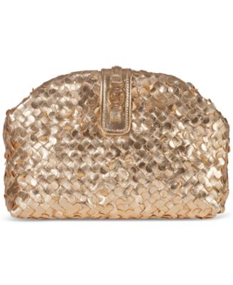 Sam Edelman - Bianka Woven Leather Medium Frame Clutch