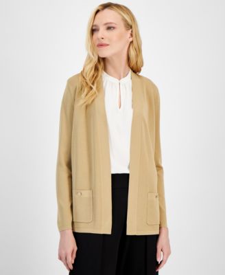 Anne Klein - Open-Front Cardigan