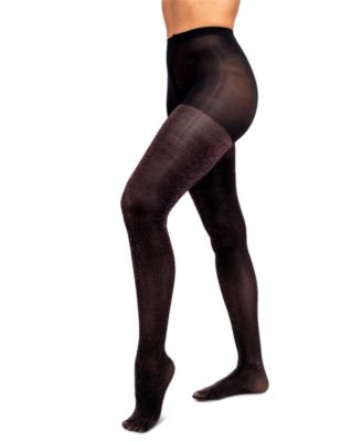 Hue - Women's Faux-Translucent Fleece-Lined Tights U24206