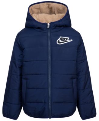 Nike - Little Boys Reversible Faux-Sherpa Jacket