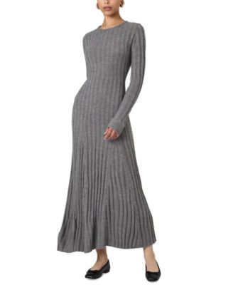 French Connection - Women's Babysoft Fit & Flare Sweater Dress