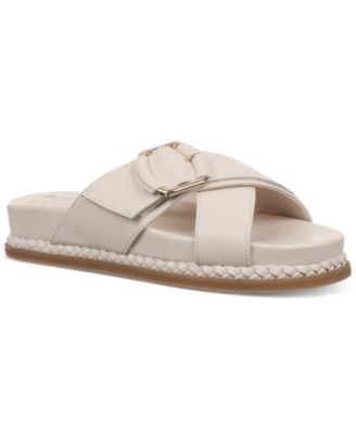 Giani Bernini - Women's Geralynn Crisscross Buckle Footbed Sandals