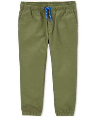 Carter's - Toddler Boys Pull-On Cotton Poplin Pants