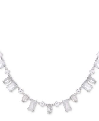 GUESS - Mixed Stone Statement Strand Necklace, 20" + 2" extender