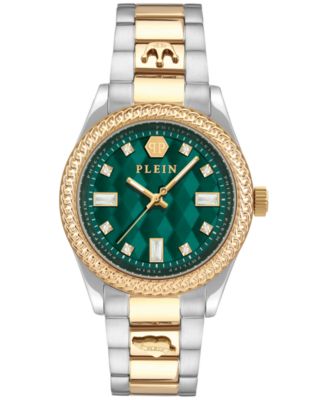 Philipp Plein - Women's Queen Crystal Two-Tone Stainless Steel Bracelet Watch 38mm