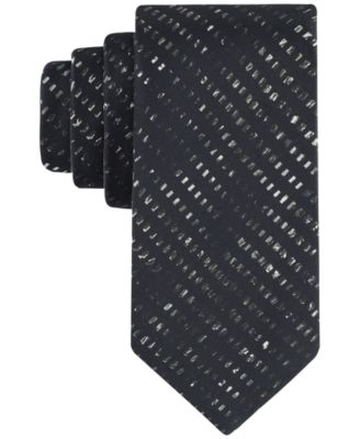 Calvin Klein - Men's Printed Geo-Pattern Tie