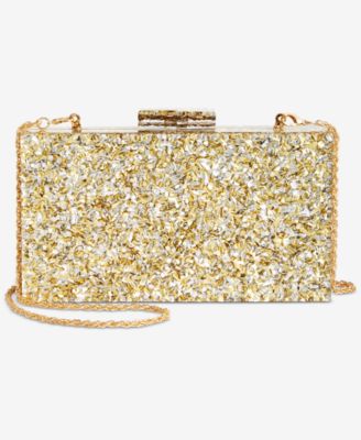 I.N.C. International Concepts - Acrylic Sparkle Mini Crossbody Clutch