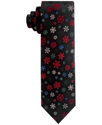 Hallmark Holiday Traditions - Men's Snowflake-Pattern Tie