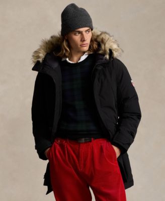 Polo Ralph Lauren - Men's Faux-Fur-Trim Down Hooded Coat