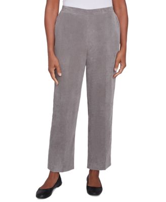 Alfred Dunner - Petite Copenhagen Corduroy Short-Length Pants