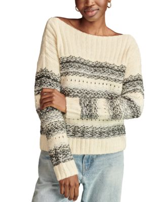 Lucky Brand - Women's Fair Isle Boatneck Sweater