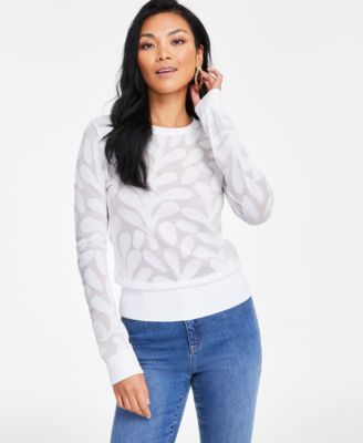 I.N.C. International Concepts - Women's Jacquard Sweater