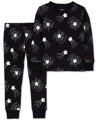 Carter's - Baby Unisex 2-Pc. Cotton Happy New Year Stars Pajama Set