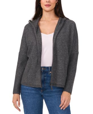 Vince Camuto - Women's Heathered Full-Zip Hoodie