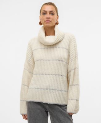 Vero Moda - Women's Shila Long-Sleeve Cowlneck Sweater