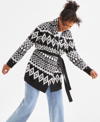 Style & Co - Cozy Day Fairisle Cardigan