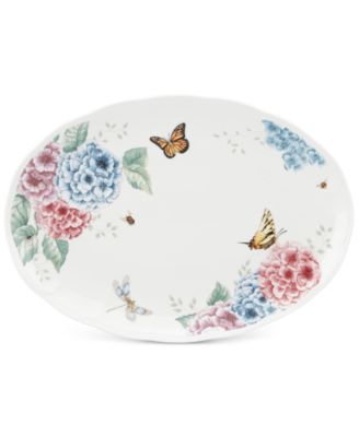 Lenox - Butterfly Meadow Hydrangea Collection Oval Platter