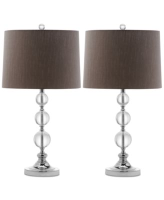 Safavieh - Set of 2 Keeva Crystal Ball Table Lamps