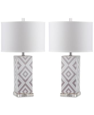 Safavieh - Set of 2 Diamonds Table Lamps