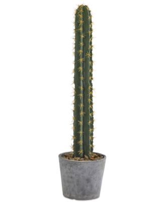 Nearly Natural - 41'' Artificial Cactus in Stone Planter