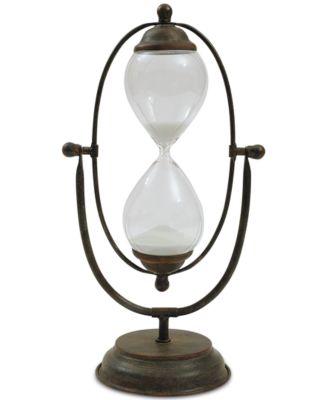 3R Studio - Decorative Metal & Glass Hourglass