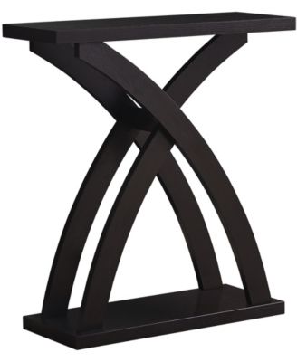 Monarch Specialties - Accent Table - 32"L Cappuccino Hall Console