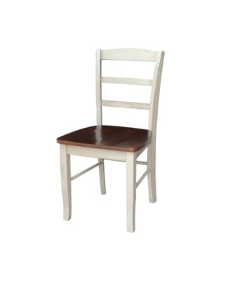 International Concepts - Madrid Ladder-back Chair, Set of 2