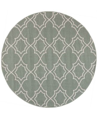 Livabliss - Alfresco ALF-9589 Sage 5'3" Round Area Rug