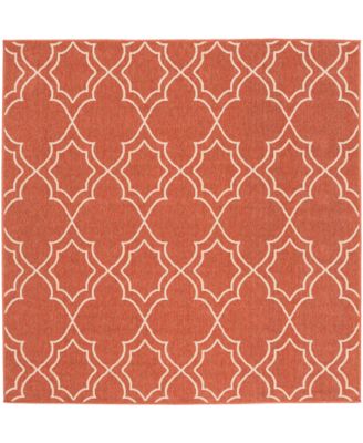Surya - Alfresco ALF-9591 Rust 8'9" Square Area Rug