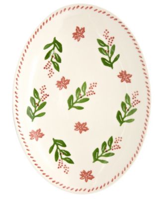 Euro Ceramica - NATAL MEDIUM OVAL PLATTER