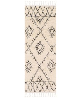 Surya - Berber Shag BBE-2305 Charcoal 2'7" x 7'3" Runner Area Rug