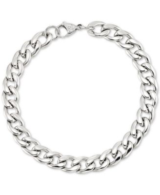 LEGACY for MEN by Simone I. Smith - Curb Chain Bracelet in Stainless Steel