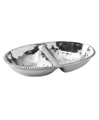 Wilton Armetale - River Rock Divided Oval Dish