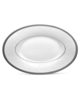 Noritake - Regina Platinum Butter/Relish Tray, 8"