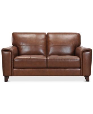 Furniture - Brayna 65" Leather Loveseat