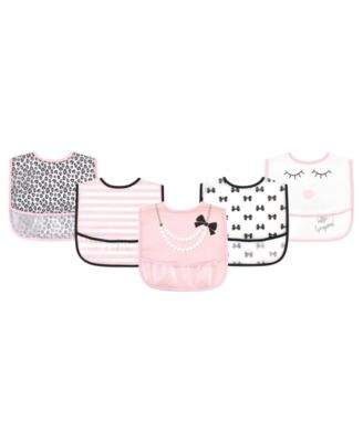 Little Treasure - Baby Boys and Girls Water-resistant Bib Set