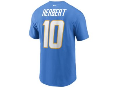 Nike - Los Angeles Chargers Men's Pride Name and Number Wordmark 3.0 Player T-shirt Justin Herbert