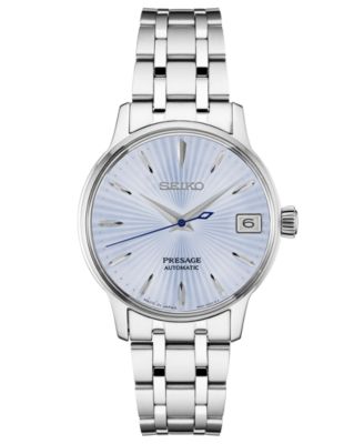 Seiko - Women's Automatic Presage Stainless Steel Bracelet Watch 40mm