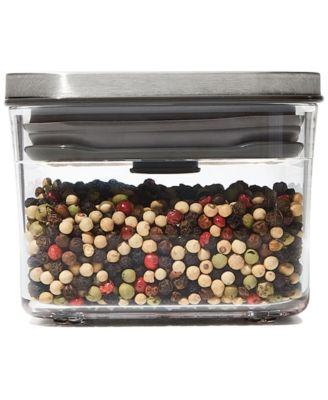 OXO - Steel Pop Small Square Mini 0.4-Qt. Food Storage Container