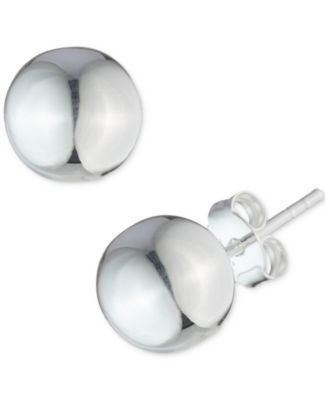 Ralph Lauren - Ball Stud Earrings in Sterling Silver